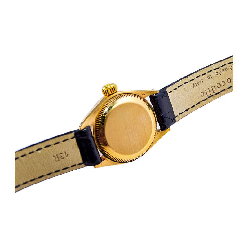 Rolex Ladies Yellow Gold Original Dial Datejust Watch 6