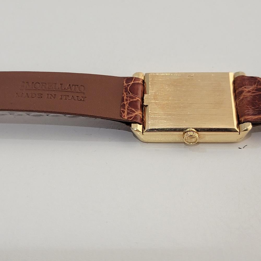 Rolex Lady Cellini Ref 4103 18k Solid Gold Hand Wind 1970s Swiss Luxury RA420 6
