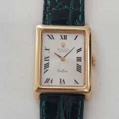 Rolex Lady Cellini Ref 4103 18k Solid Gold Hand Wind 1970s Swiss Luxury RA420