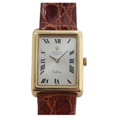 Rolex Lady Cellini Ref 4103 18k Solid Gold Hand Wind 1970s Swiss Luxury RA420