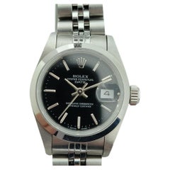 Rolex Lady Date 69160 Stainless Steel Automatic 1990s Swiss Luxury RA384