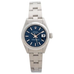 Rolex Lady Date Ref 79160, Denim Blue Dial, Box & Papers, Outstanding Condition