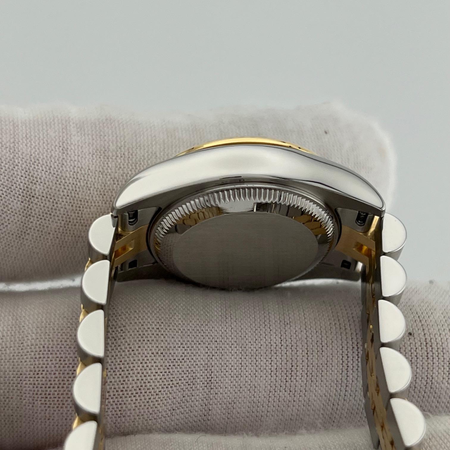 Rolex Lady Datejust 179173 26mm Madreperla MOP Esfera Diamante Oro 18k Acero en venta 8