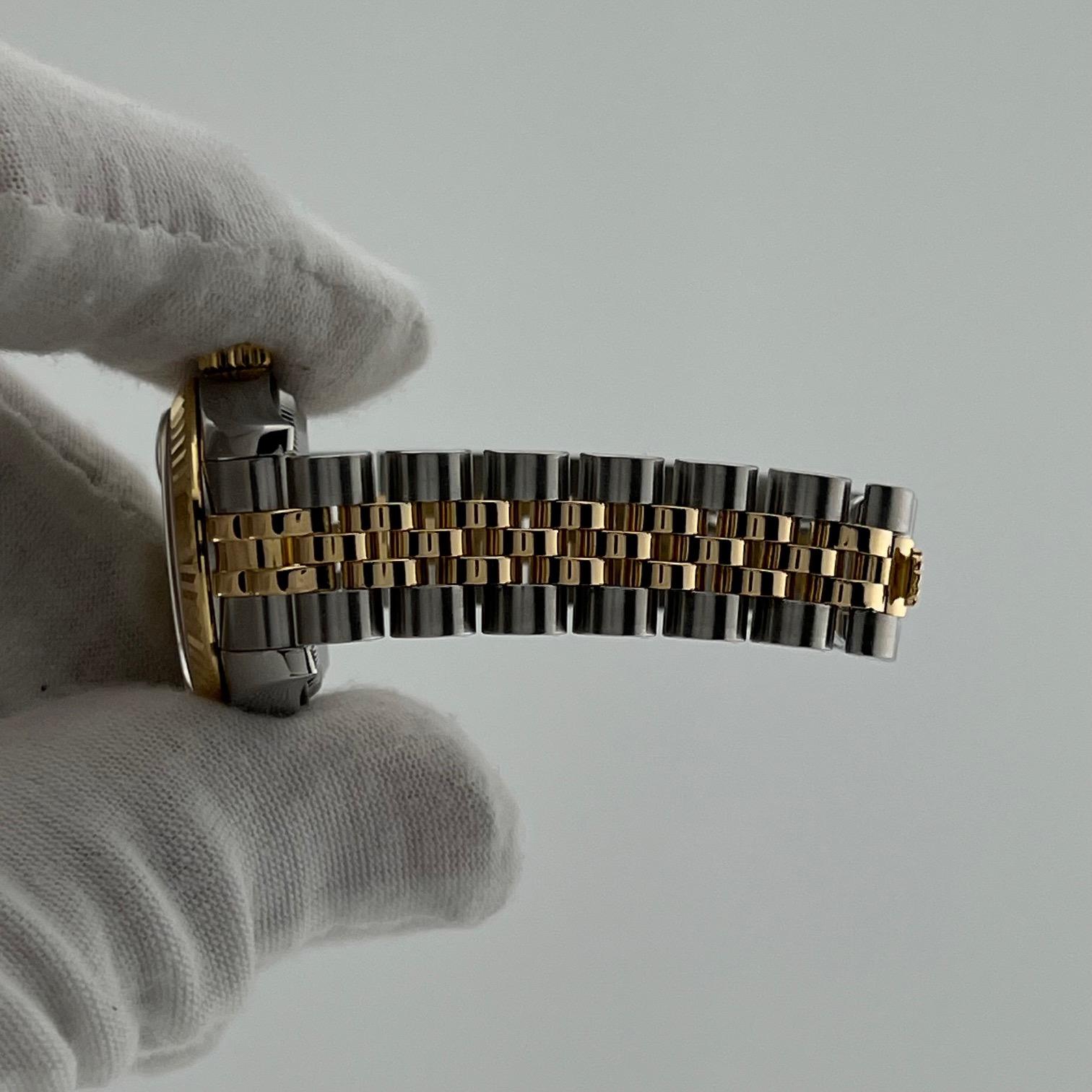 Rolex Lady Datejust 179173 26mm Madreperla MOP Esfera Diamante Oro 18k Acero en Bueno estado para la venta en San Diego, CA