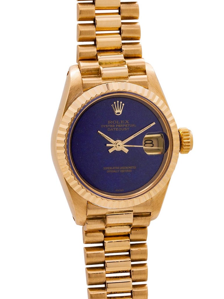 rolex datejust lapis lazuli