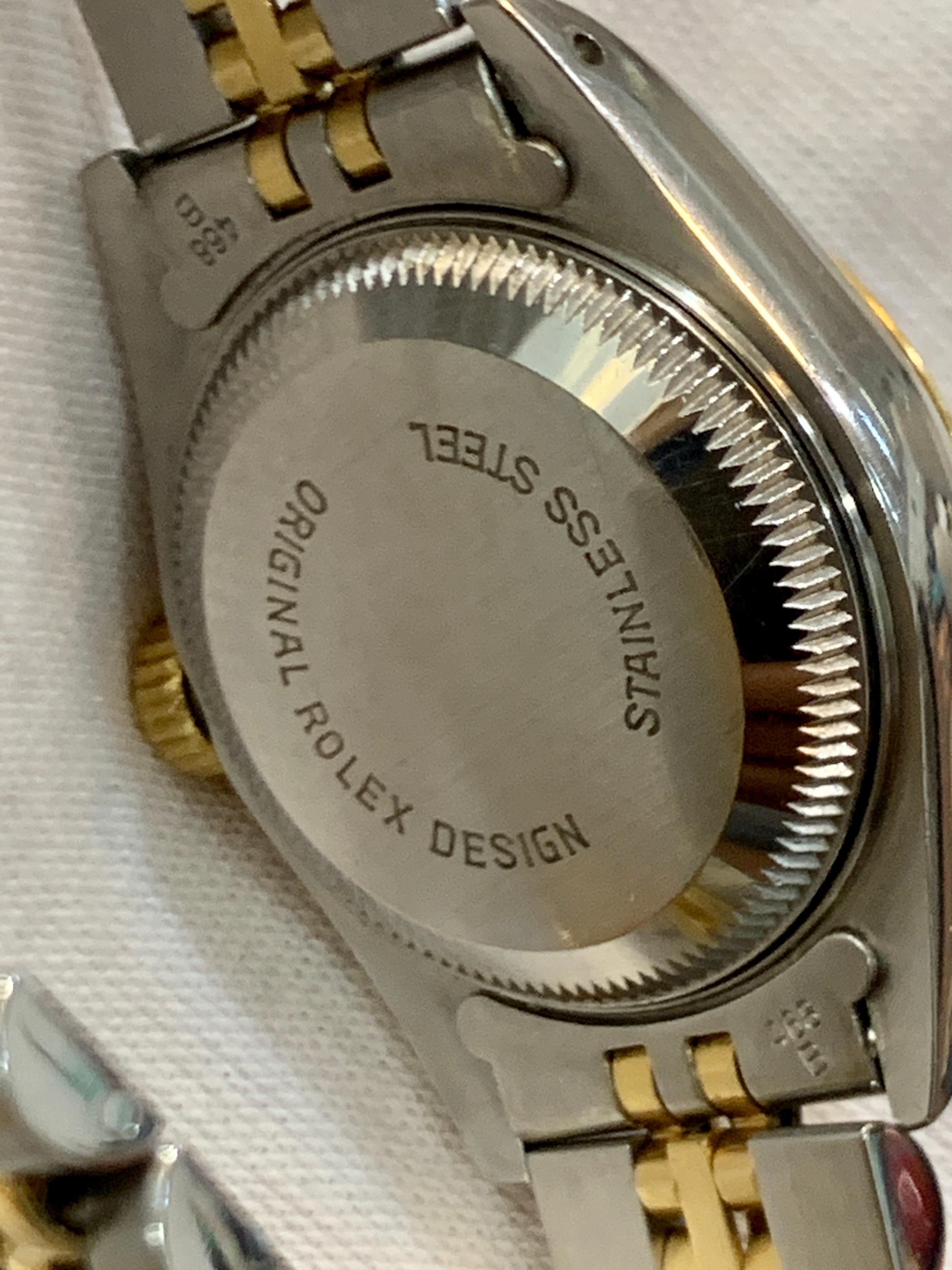 lady datejust on wrist