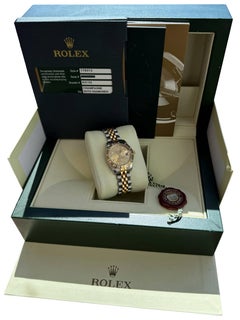 Rolex Lady-Datejust 26mm Diamond Dial/Bezel 18k Yellow Gold/Steel Watch 179313