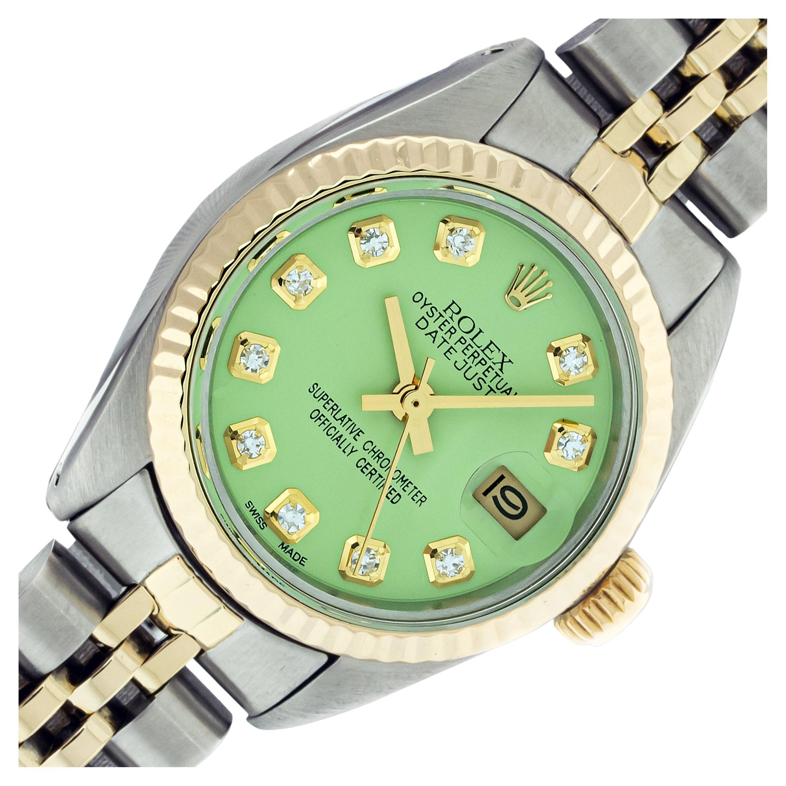 Rolex Ladies Yellow Gold Masterpiece Diamond Bezel and Dial Wristwatch