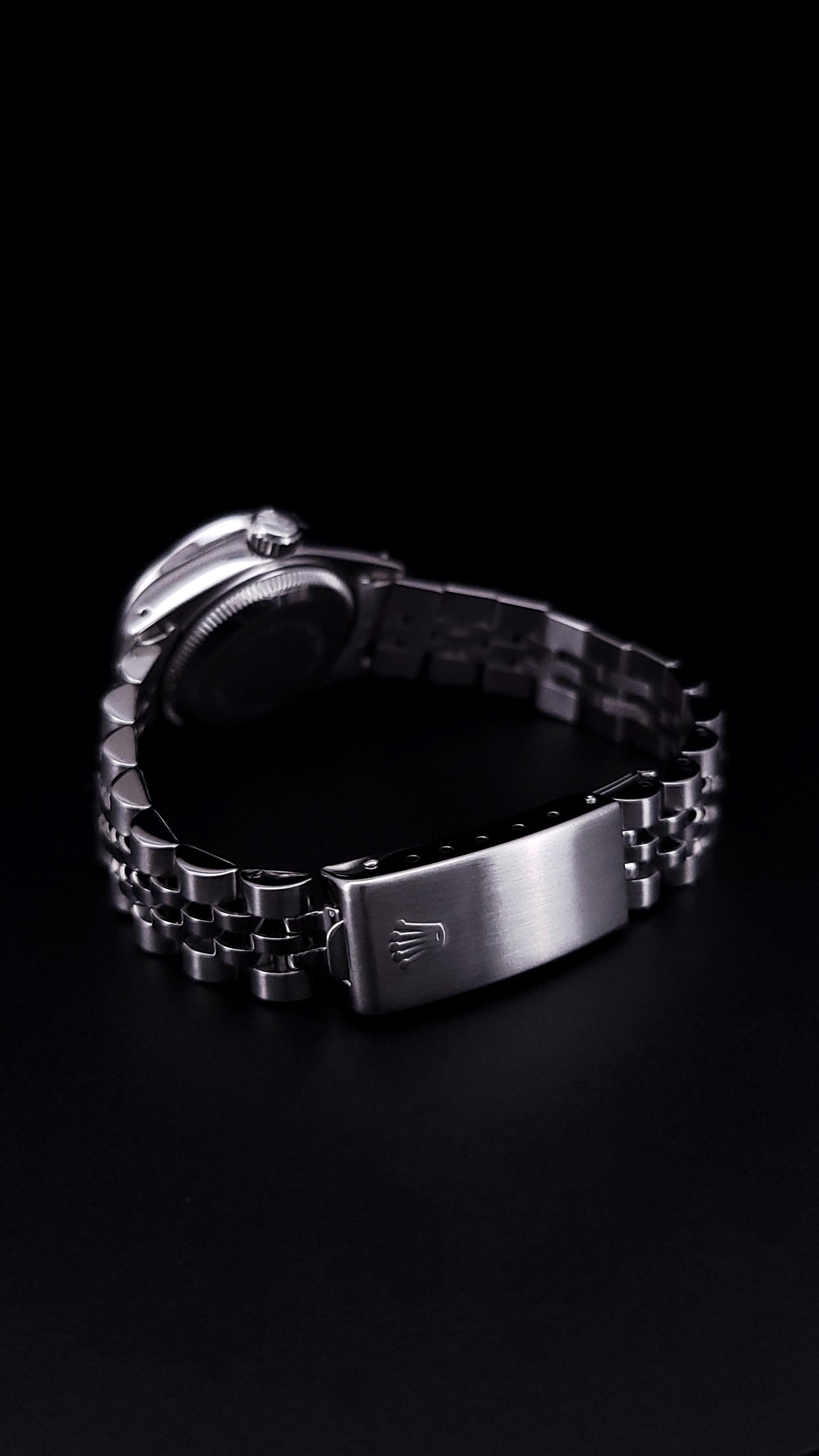 Montre Rolex Lady Datejust 26mm MOP cadran diamant en vente 1