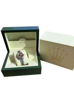 Rolex Lady-Datejust 26mm Stainless Steel and White Gold Roman Dial Watch 79174