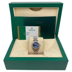 Rolex Lady Datejust 26MM Steel Blue Concentric Dial Ladies Watch 179174
