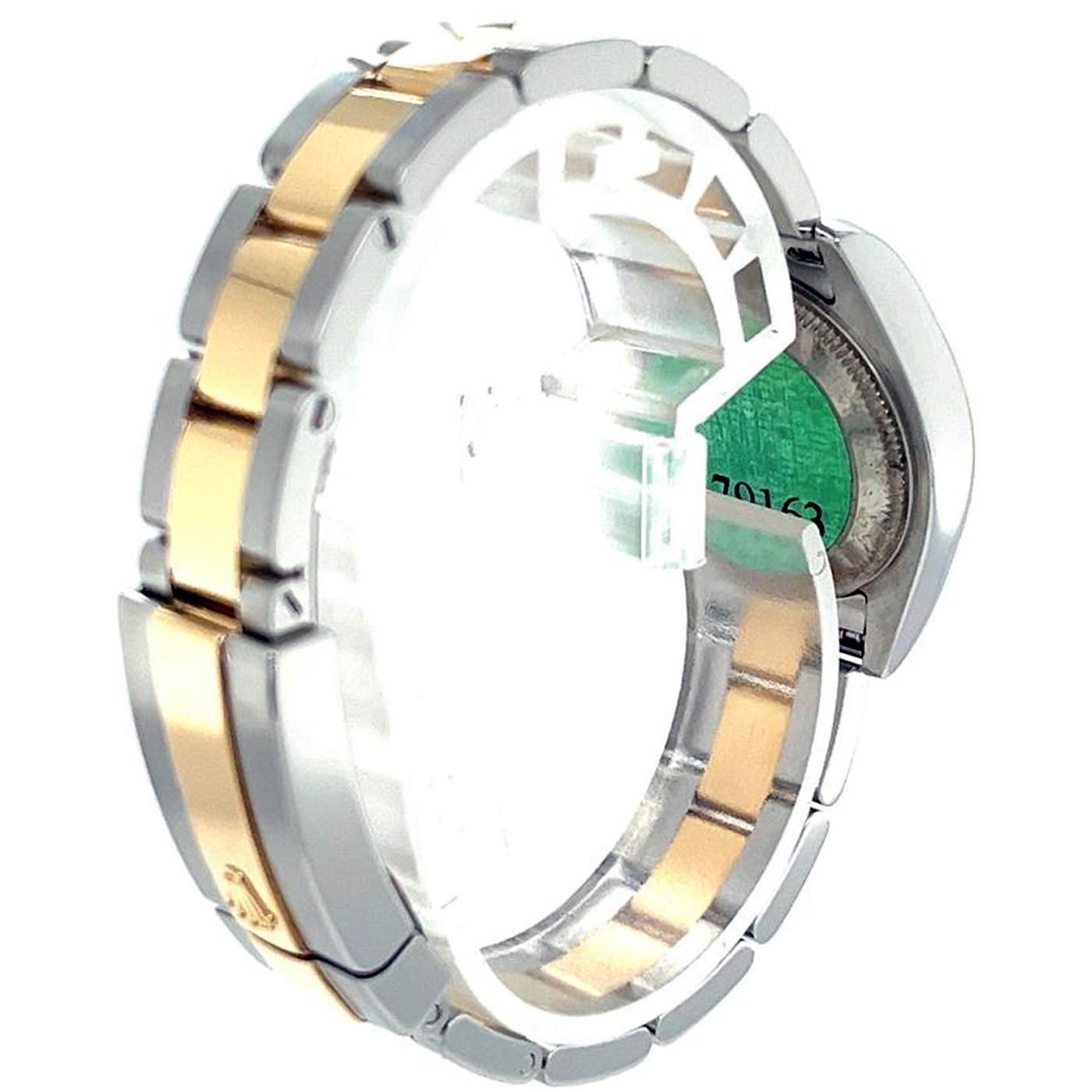 Rolex Lady Datejust 26mm Two-Tone 18k Yellow Gold Diamond Dial Watch 179163 2