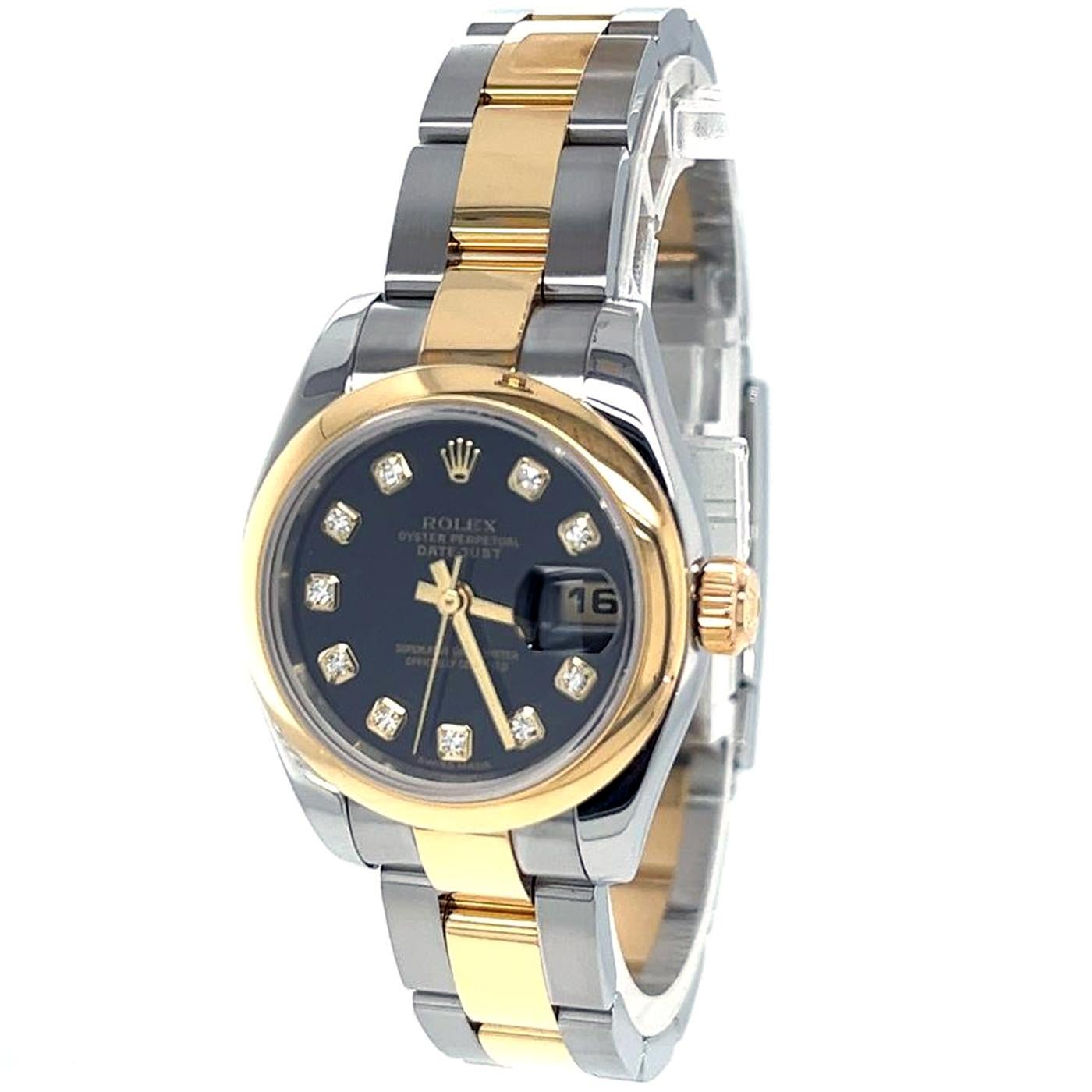 lady datejust two tone