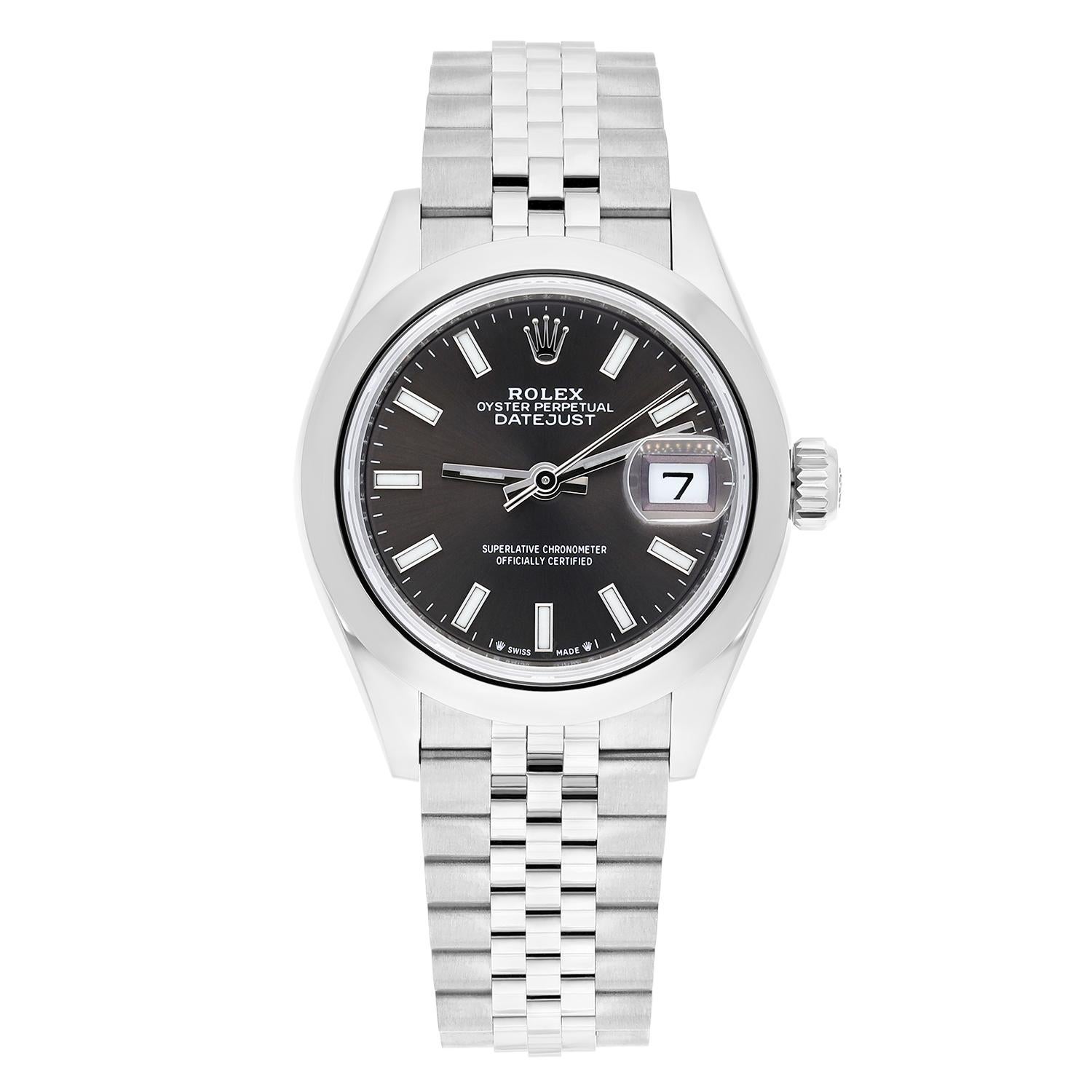 This stunning Rolex Datejust 28 wristwatch is a true masterpiece of Swiss craftsmanship and luxury design. With a sleek, stainless steel case and jubilee bracelet, this timepiece boasts a timeless and versatile style that can be dressed up or down