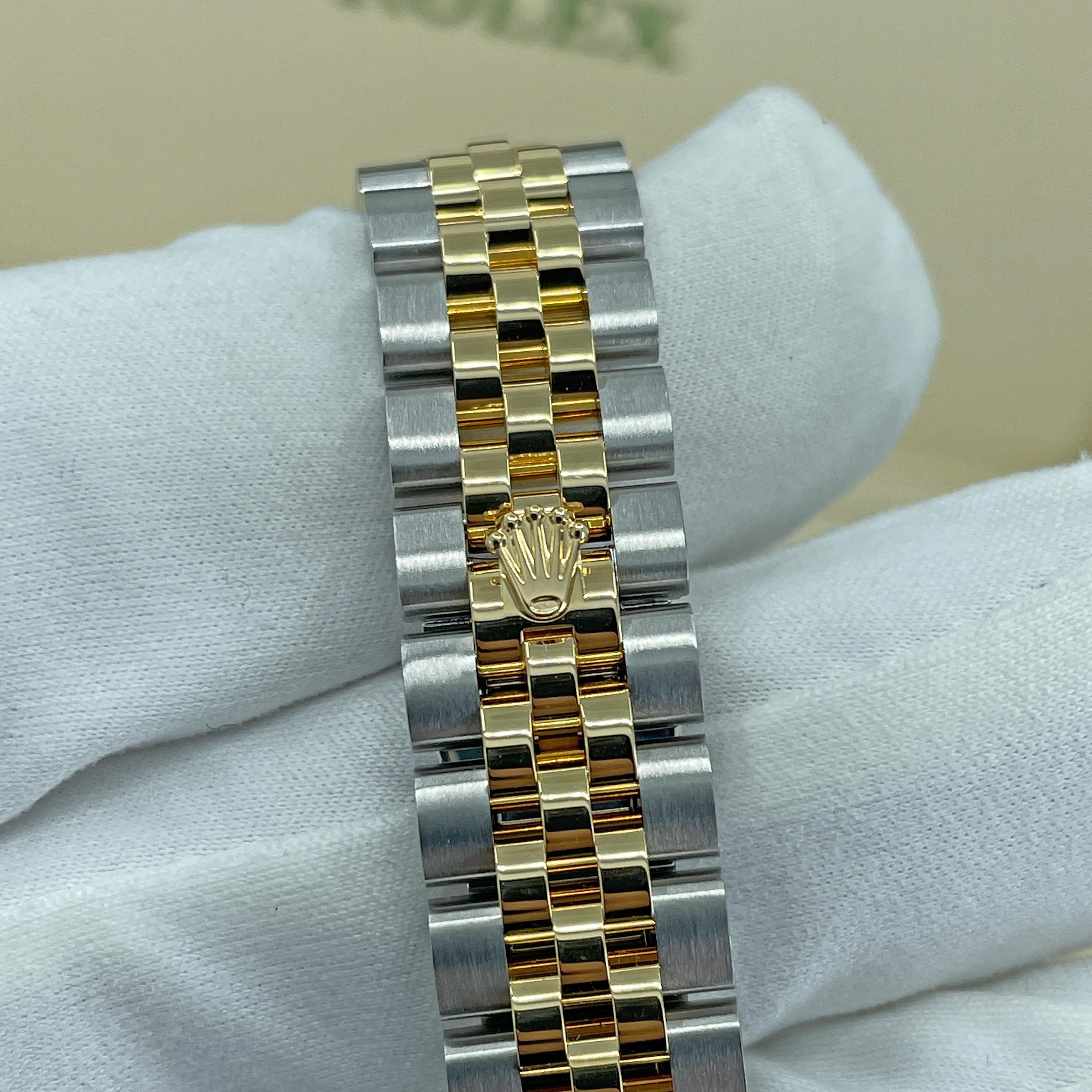 Rolex Lady Datejust, Champagne, Jubilee, Fluted, 279173, Unworn Watch, Complete For Sale 2