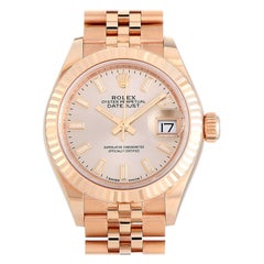 Rolex Lady-Datejust 28 Rose Gold Jubilee Ladies Watch 279175-0025