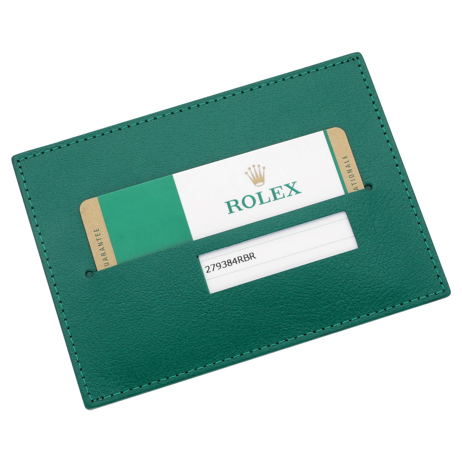 Rolex Lady-Datejust 28mm 279384RBR Pink Diamond Jubilee Complete For Sale 3