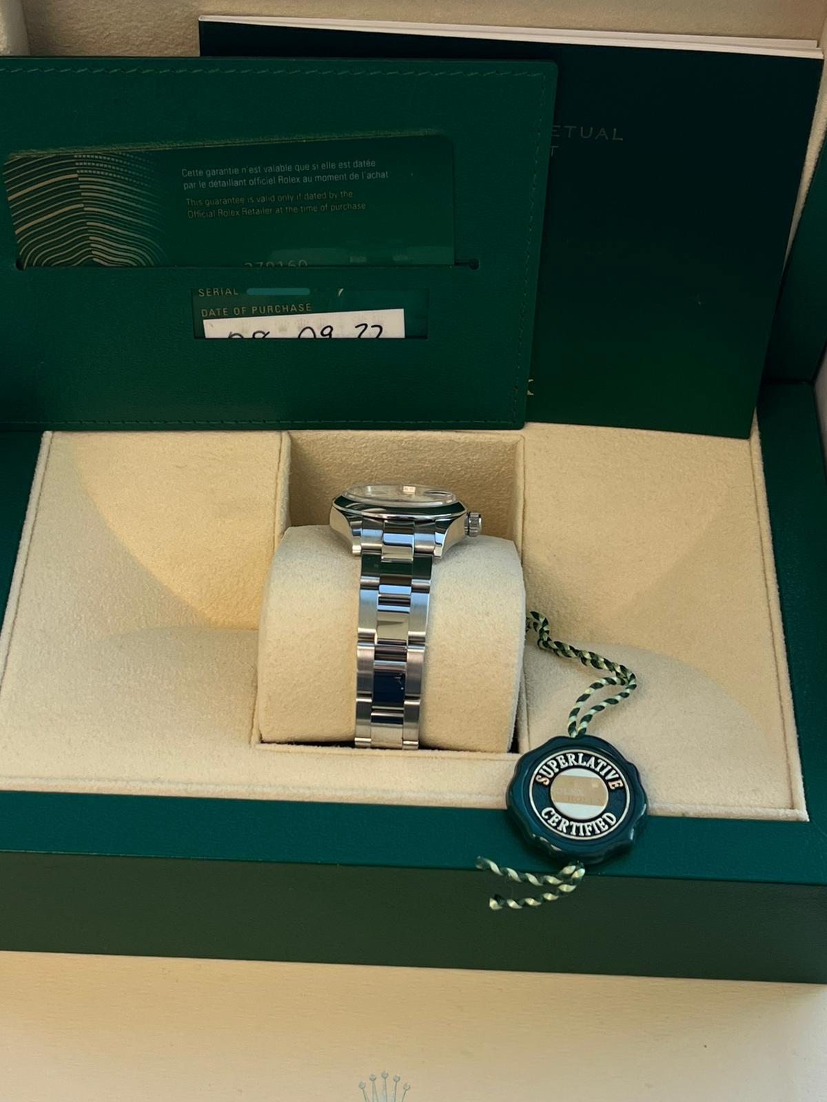 Rolex Lady-Datejust 28mm White Dial Smooth Bezel Steel Ladies Watch 279160-0016 For Sale 8