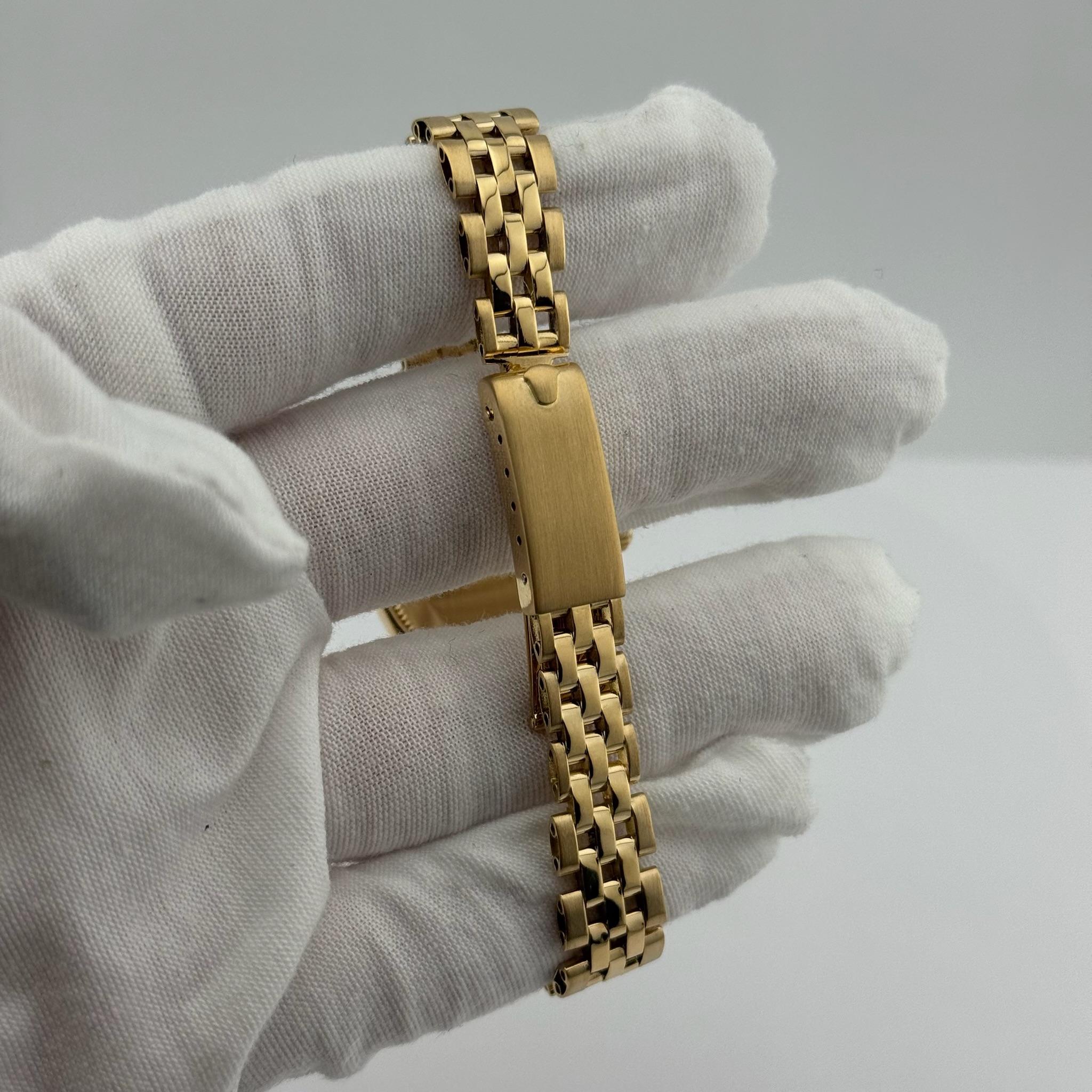 Rolex Lady Datejust 6917 Or jaune 18K Cadran Silver en vente 3