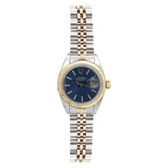 Rolex Lady-Datejust 6917 Blue Soleil Dial, Steel/Gold, Jubilee Bracelet