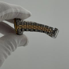 Rolex Lady Datejust 69173 26mm Mother Of Pearl Dial Diamond Bezel 18k Gold Steel