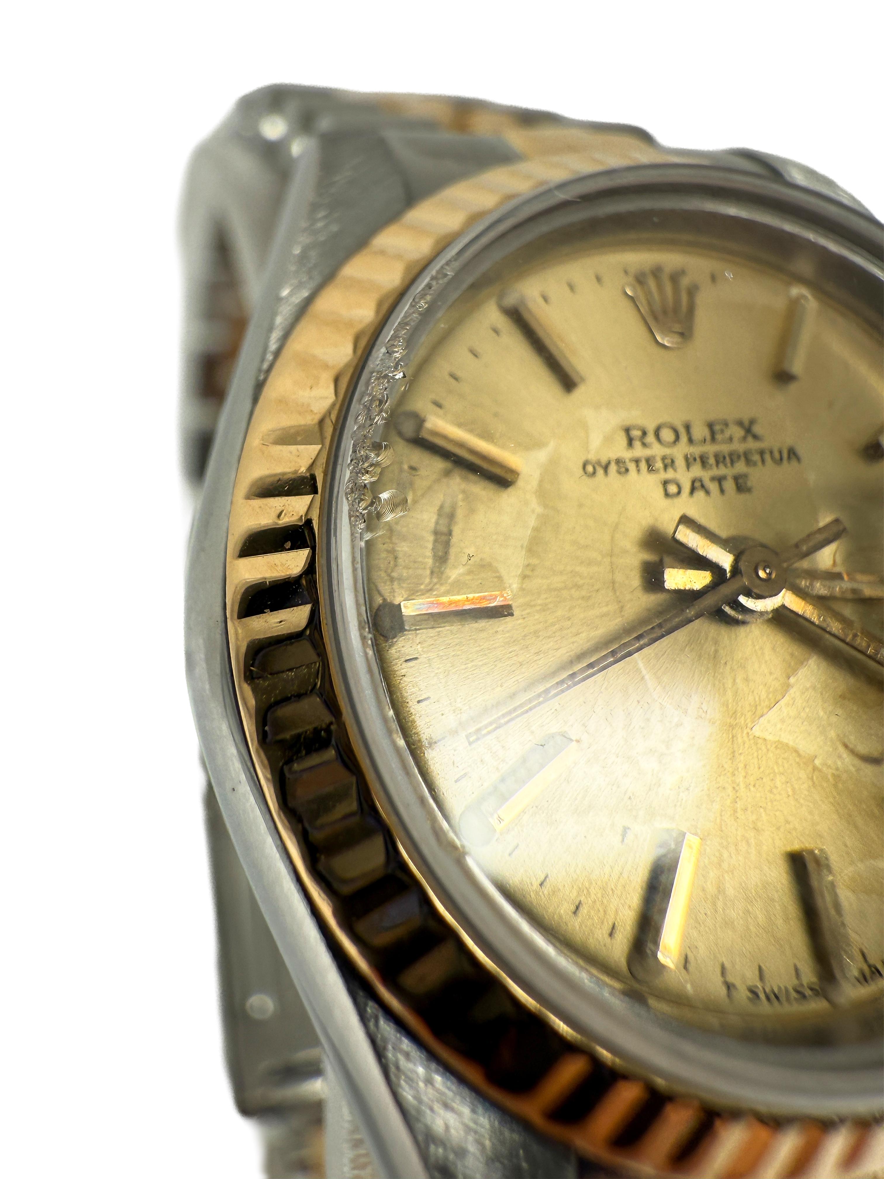 Rolex Lady-Datejust 69173 In Fair Condition For Sale In Berlin, DE
