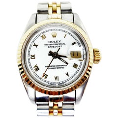 Rolex Lady Datejust 69173 Two-Tone Stainless Steel and 18 Karat Yellow Gold Case