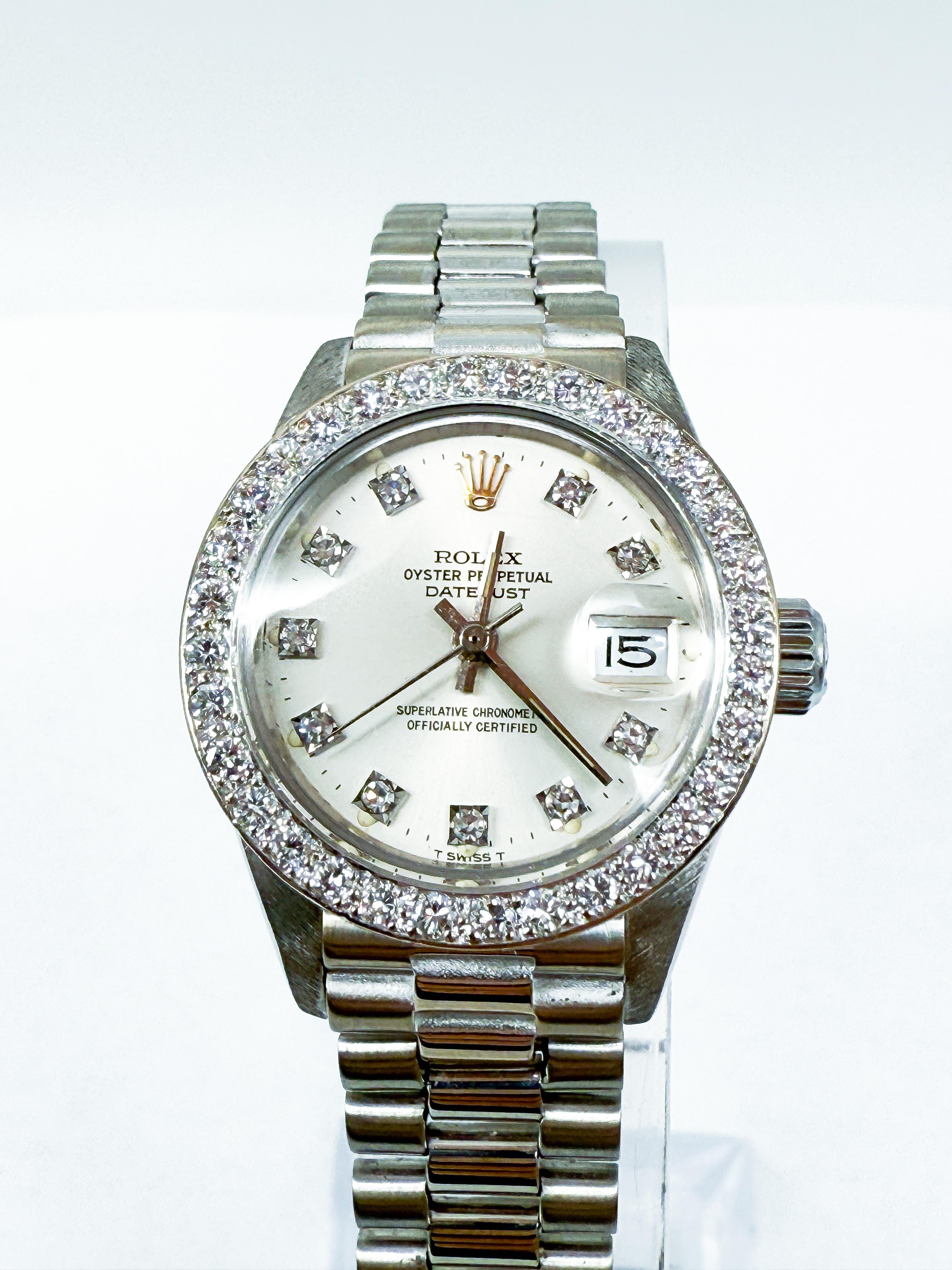Rolex Lady-Datejust 69174 - 26 mm, 18K Weißgold (Moderne)
