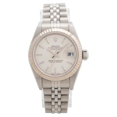 Rolex Lady Datejust 79174, 26mm Case, White Gold Fluted Bezel, Yr 2001