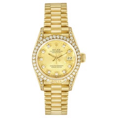 Rolex Lady-Datejust Champagne Diamond Dial 26mm 69158