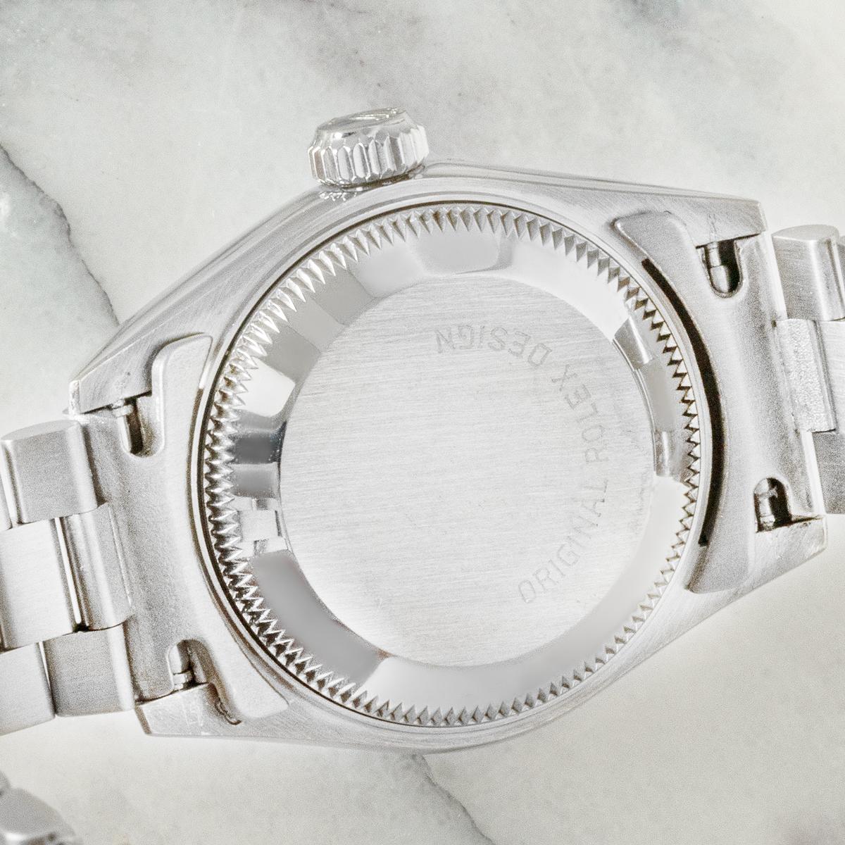 Rolex Lady Datejust Cadran gris à diamants 26mm 69179 Excellent état - En vente à Mayfair, London, London