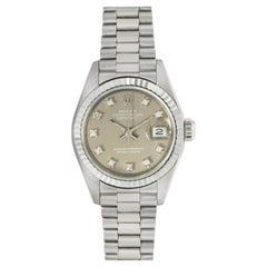 Rolex Lady Datejust Grey Diamond Dial 26mm 69179