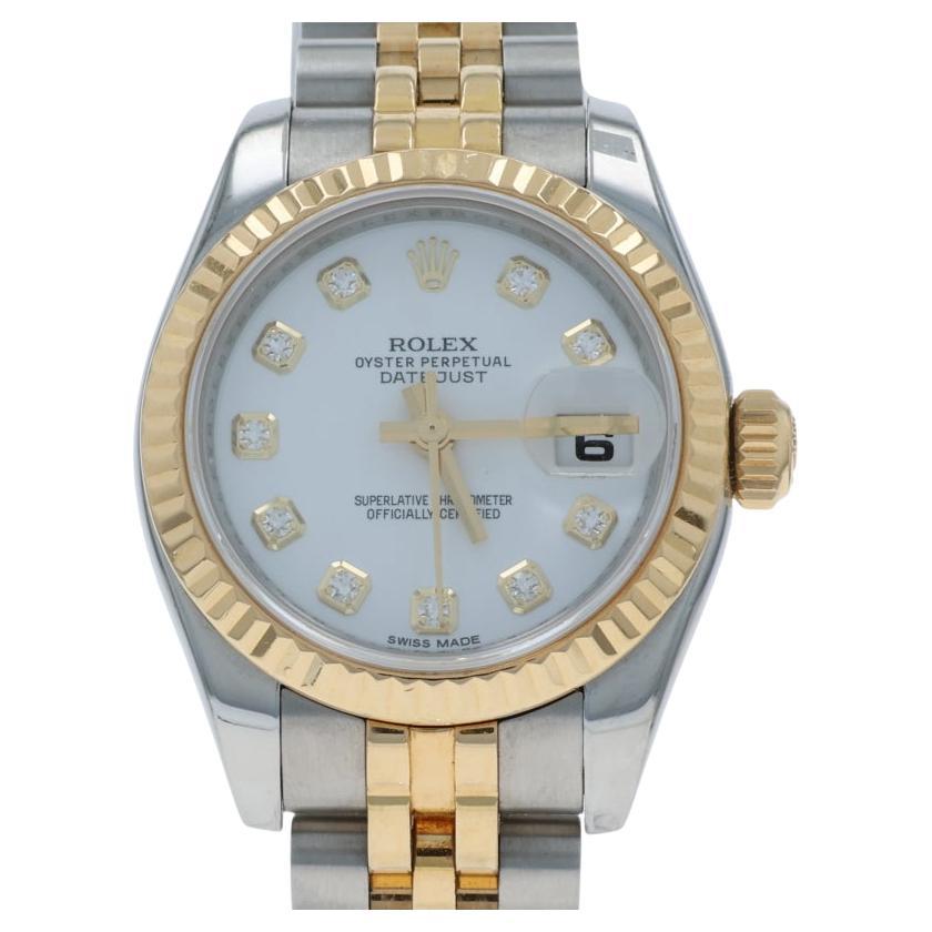 Rolex Lady-Datejust Orologio da donna 179173 Acciaio inossidabile oro giallo 18k automatico