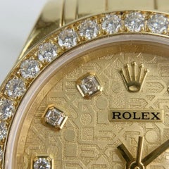 Orologio Rolex Lady-Datejust Masterpiece da 28 mm in oro giallo 18 carati con diamanti