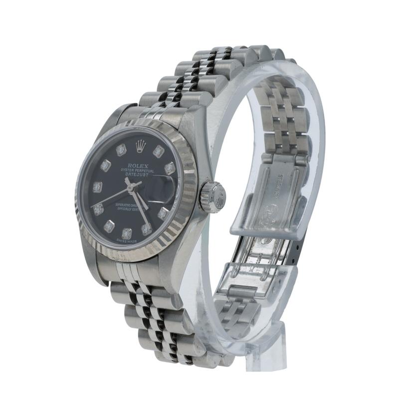 Rolex Lady Datejust Herrenuhr-Edelstahl Gelbgold 18k Auto79174 im Zustand „Hervorragend“ im Angebot in Greensboro, NC