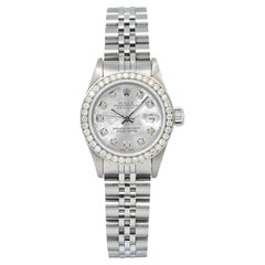 Rolex Lady-Datejust Oyster Perpetual 26mm Steel MOP Diamond Dial & Bezel 69160