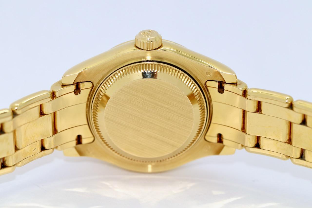 Rolex Lady-Datejust Pearlmaster 18 Karat Gold Diamonds Ref. 80318 3