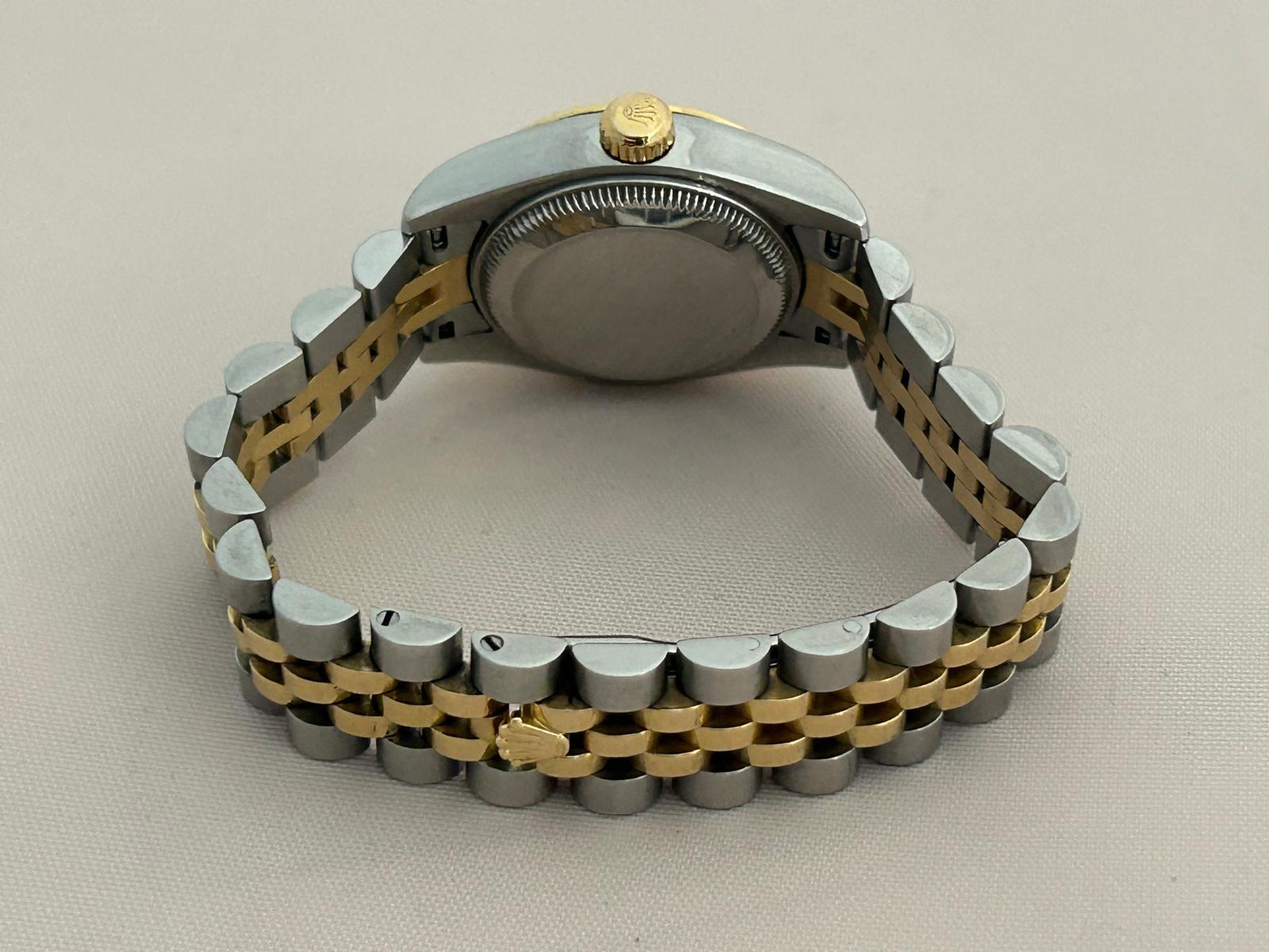 Rolex lady Datejust Ref 179173. Bi -Colour, 18ct Yellow Gold, Jubilee Bracelet.. In Excellent Condition In Canterbury, England
