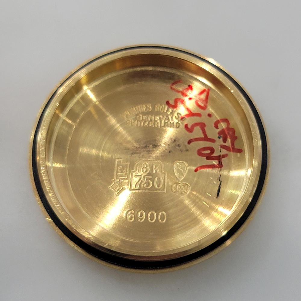 Rolex Lady Datejust Ref 6917 18k Gold Diamond Set Automatic 1980s Luxury NA134B For Sale 8