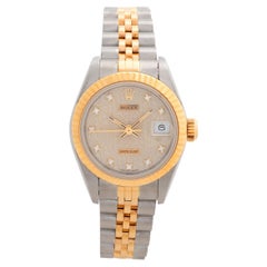 Rolex Lady Datejust Ref 69173, Anniversary Dial/Diamond Indices, Box & Papers