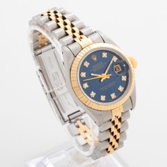 Rolex Lady Datejust Ref 69173, Diamond Blue Dial, Outstanding Condition, for Age