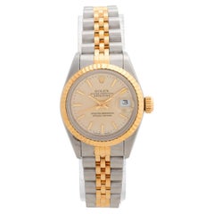 Rolex Lady Datejust Ref 69173. Jubilee Bracelet/Champagne Dial Box & Papers