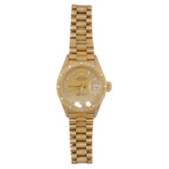 Rolex Lady-Datejust, ref:69288, in 18k yellow gold diamond