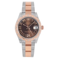 Rolex Lady Datejust Special edition 18k everose & stainless steel with diamonds 