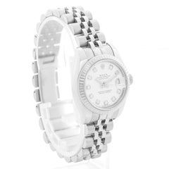 Rolex Lady Datejust Stainless Steel Factory Diamond Dial Watch 179174