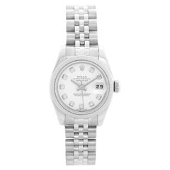 Rolex Lady Datejust Stainless Steel Factory Diamond Dial Watch 179174 Rolex Lady Datejust Stainless Steel Factory Diamond Dial Watch 179174