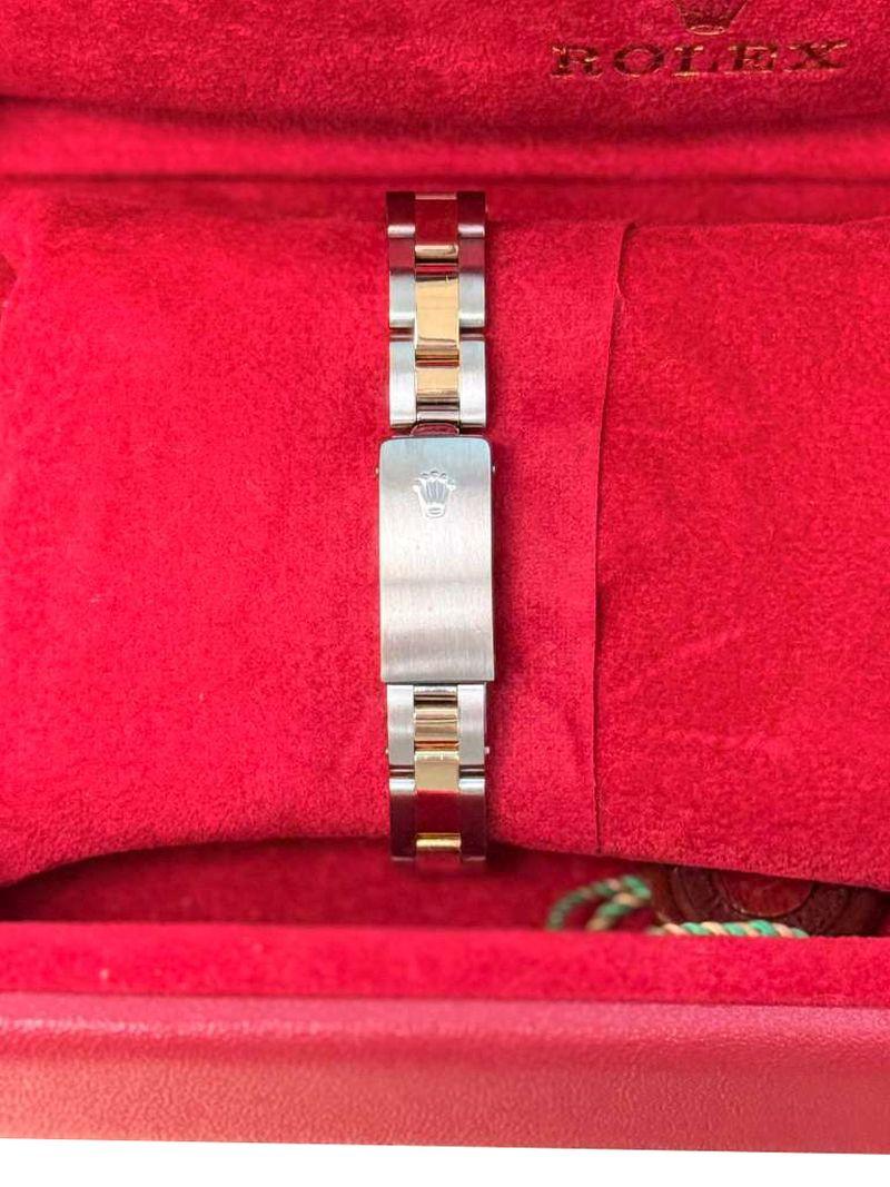 Rolex Lady-Datejust Steel Yellow Gold Ivory Anniversary Dial Oyster Watch 79173 For Sale 15