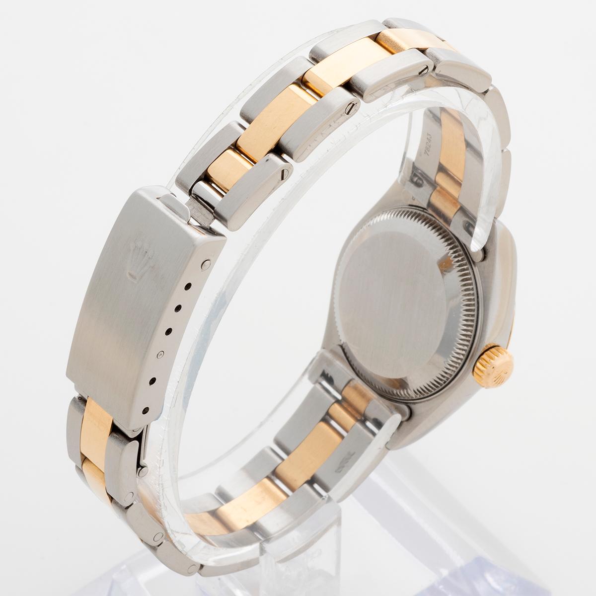 Women's or Men's Rolex Lady Datejust Wristwatch ref 79713. 18K Yellow Gold, Fluted Bezel. Yr 2002