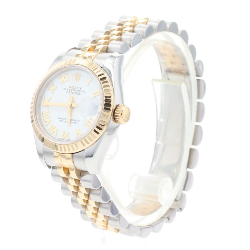 Women's Rolex Lady Datejust Wristwatch, Stainless & 18k Gold Automatic 2 Yr Wnty 179173