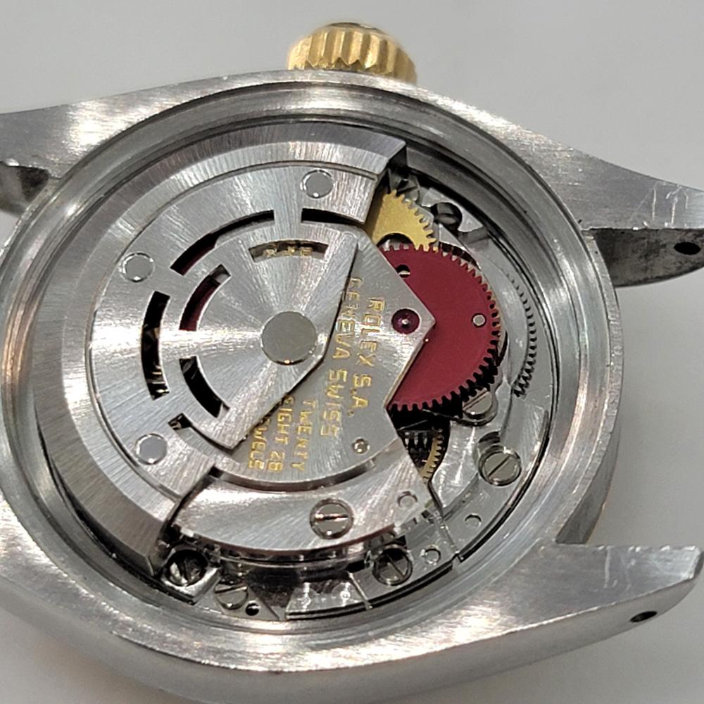 Rolex Lady Oyster Date 6917 18k Gold SS Automatic 1980s Swiss Luxury RA400 For Sale 7